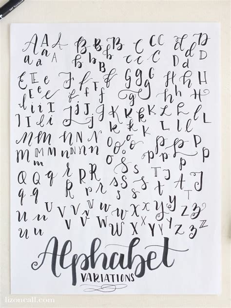 These Free Printable Hand Lettering Practice Sheets Are Designed Help