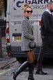 Amanda Holden in a Black MiniDdress and Knee High Boots - London 10/27 ...