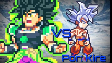 Sprite Animation Mui Goku Vs Dbs Broly Feito No Android