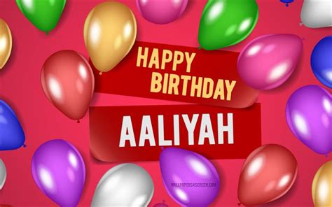 Download 4k Aaliyah Happy Birthday Pink Backgrounds Aaliyah Birthday