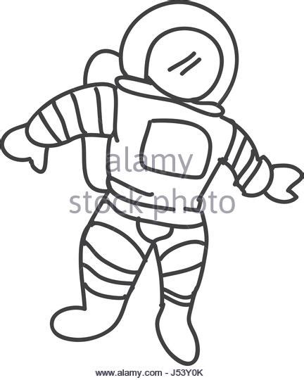 Astronaut Clipart Black And White Vector And Other Clipart Images On