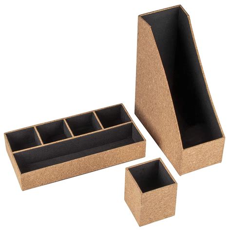 Desk Organizers 3 Piece Set Desktop Cubicle Accessories Office