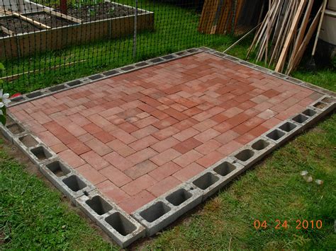 Building A Shed Foundation With Pavers Katja Unger Guru