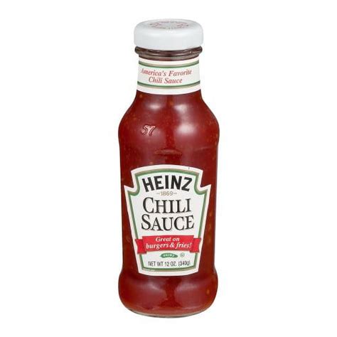 Heinz Chili Sauce 12 Oz Bottle Pack Of 6