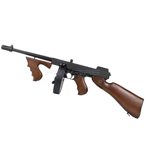 Cybergun King Arms Thompson M1928 Aeg Metal And Real Wood