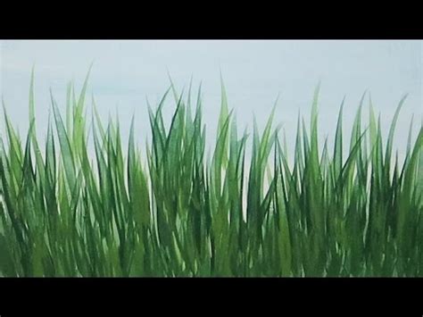 Acrylic Painting How To Paint Tall Grass Quick And Easy Painting Tutorial YouTube