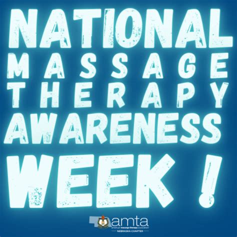 amta ne celebrates national massage therapy awareness week by hosting 4 unique virtual events