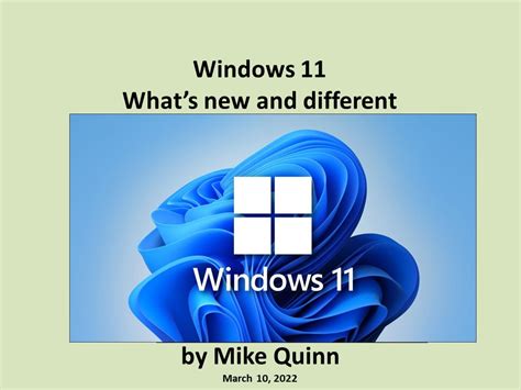 Windows 11 Whats New And Different Summerset Computer Club