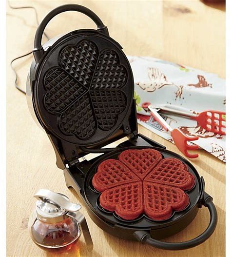 Crate And Barrel Cucinapro Heart Shaped Waffle Maker Heart Shaped