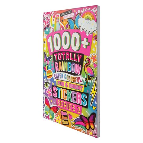 1000 Neon Sticker Book