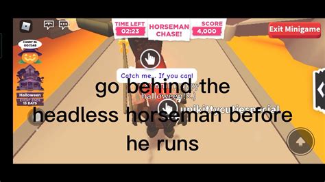 How To Do The Headless Horseman Chase Minigame Faster Tutorial Original