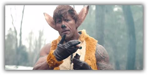 dwayne “the rock” johnson is bambi in disney live action “movie” for snl