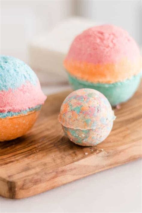 Bath Bomb Recipe For Kids Rainbow Colors Our Oily House