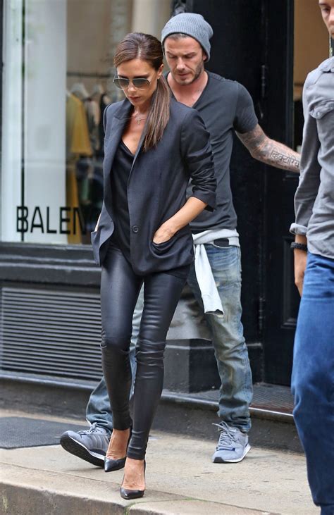 Victoria Beckham Black Leather Pants Grazia