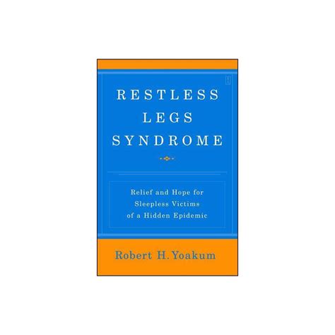 Isbn 9780743280686 Restless Legs Syndrome By Robert H Yoakum