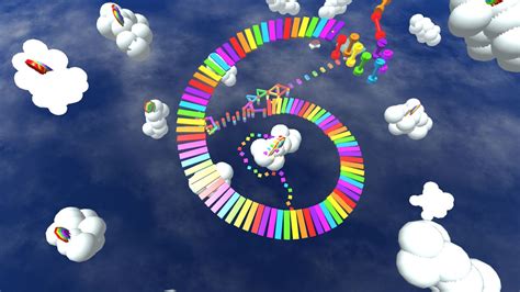 Climbing The Sky Through The Rainbow Obby Ro21 Hiberworld Play