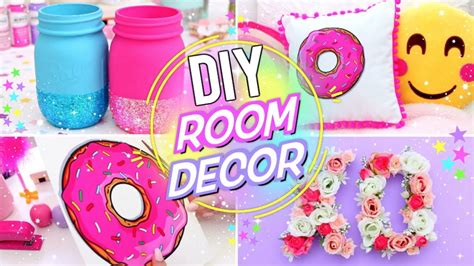 Make creative diy room decor ideas with this list of bedroom decor ideas that are cheap but cool. DIY BRIGHT & FUN ROOM DECOR! Pinterest Room Decor for ...