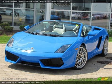 2010 Gallardo Lp560 4 Spyder Blue Lemans Photo No 57176298