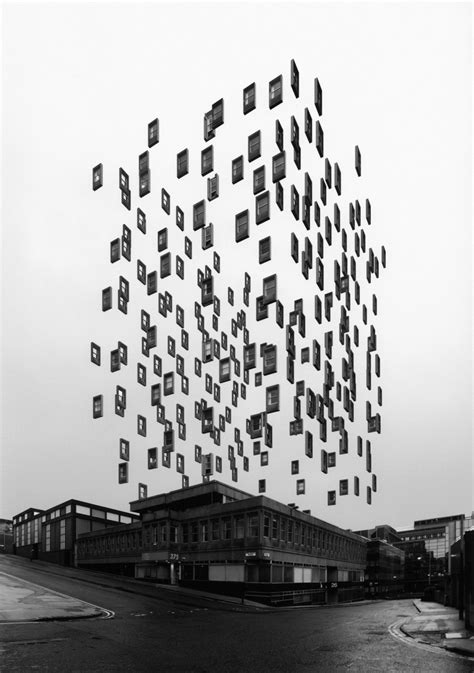 Surrealist Images Of Levitating Buildings Fubiz Media Brutalist