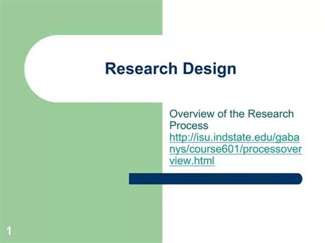 Ppt Research Design Powerpoint Presentation Free Download Id588139