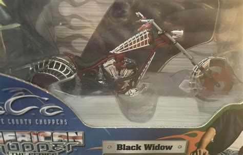 American Chopper Black Widow Bike Die Cast Occ Orange County Choppers 1 18 Scale Ebay