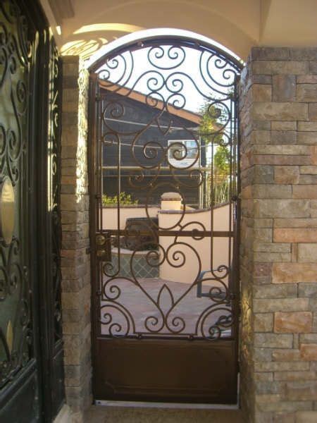 Woods like cedar can also be cut into different shapes to create a unique construction. iron gates paint colors - Google Search | Iron gates, Decor, Iron