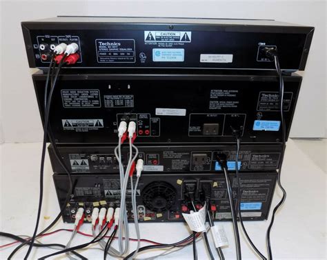 Technics Stereo Amplifier Am Fm Tuner Double Cassette Deck Equalizer