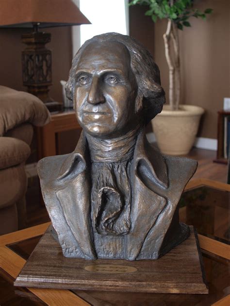 George Washington Bust Sculpture Etsy