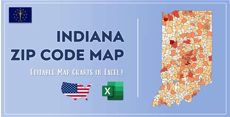 Indiana State Zip Code Map
