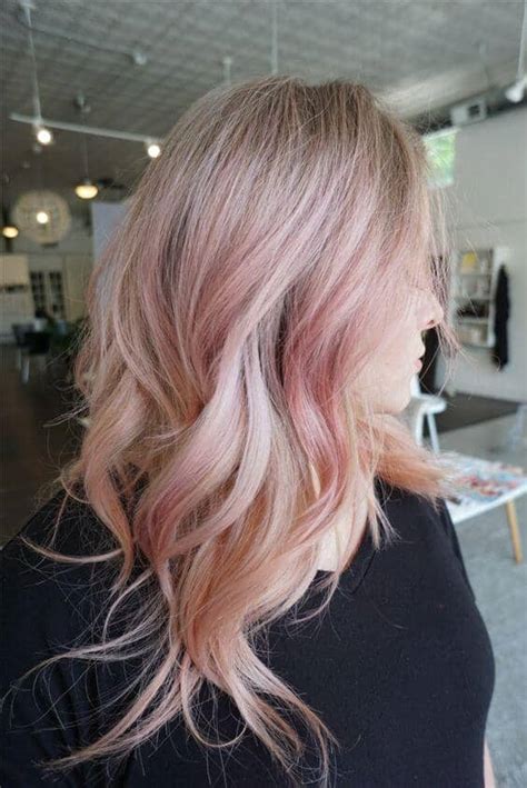 Blonde hair can veer towards white, yellow, red, brown, orange and rose gold tones, and. 50 Irresistible Rose Gold Hair Color Looks for 2020