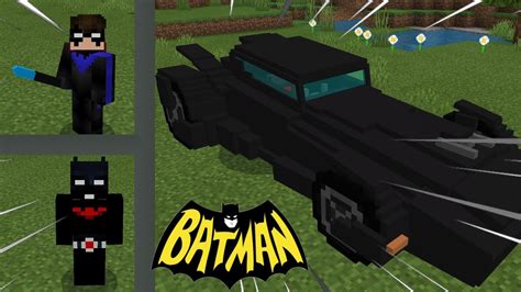 Novo Addon Do Batman Para Minecraft Pe Youtube