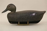 Sold Price: Black Duck Decoy by Ken Harris of Woodville, NY, Solid Body ...