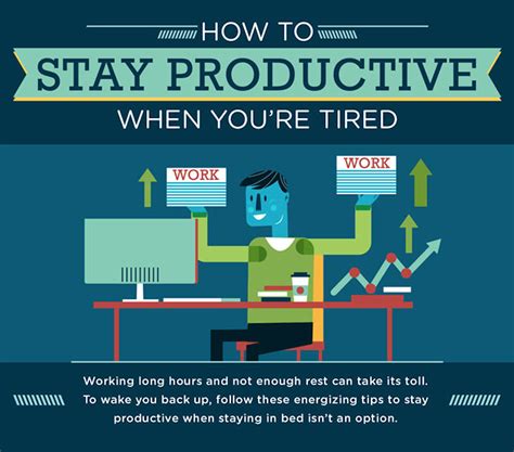Infographic How To Stay Productive When Youre Tired With 11