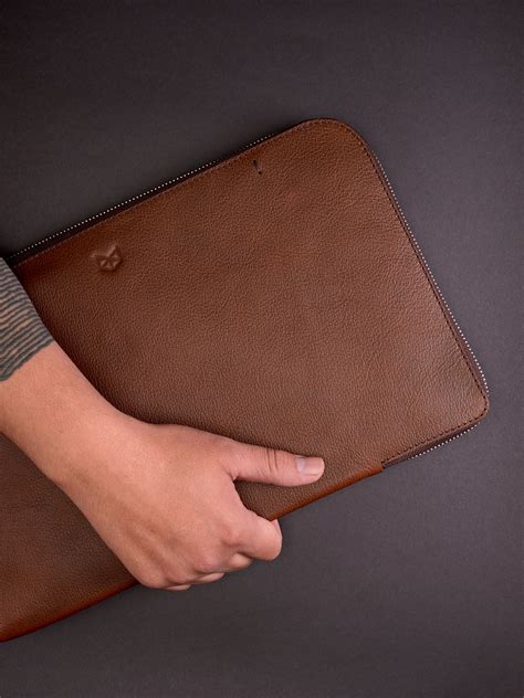 Brown Leather Ipad Case Men Sleeve Apple Ipad Cover Case Etsy