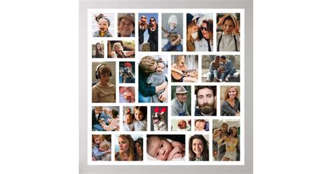Create Your Own Photo Collage Poster Zazzle