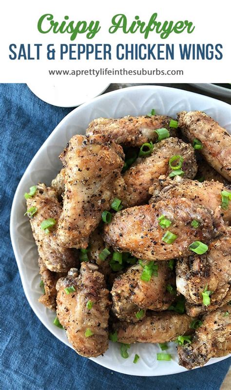 I optimized this recipe by using thinly sliced chicken breasts, marinading the chicken(combination of olive oil, balsamic vinegar, minced garlic, salt, and pepper) for at least an hour to 24 hours, adding cooked quinoa to the pouch. This recipe for Salt and Pepper Chicken Wings is made with ...