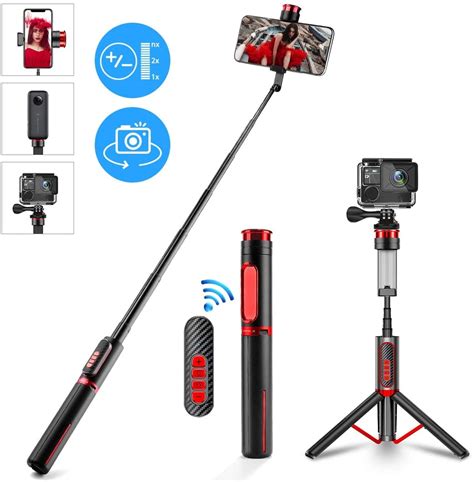 Review All In One Selfie Stick And Tripod Extendable With Detachable Bluetooth Mediaboxent