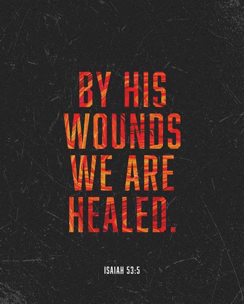 By His Wounds We Are Healed Isaiah 535 Sunday Social