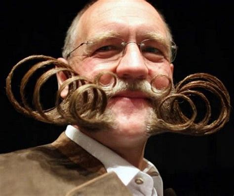 Weird Crazy Things Crazy Beard Beard No Mustache Moustache
