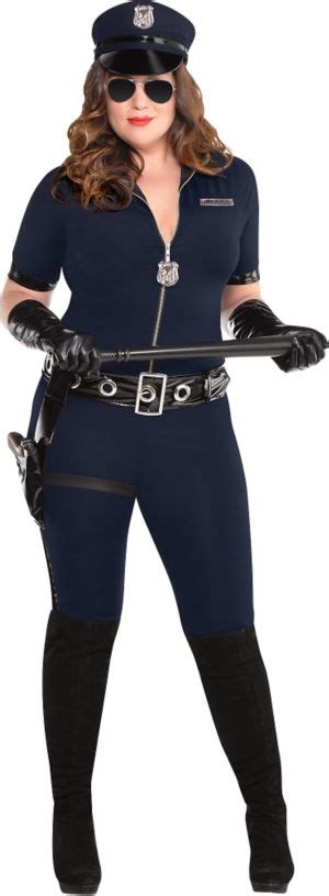Adult Stop Traffic Sexy Cop Costume Plus Size Party City