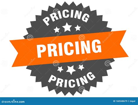 Pricing Stock Vector Illustration Of Pricing Vector 160548679