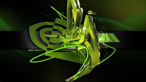 Green Nvidia Logo Hd Wallpaper Wallpaper Flare