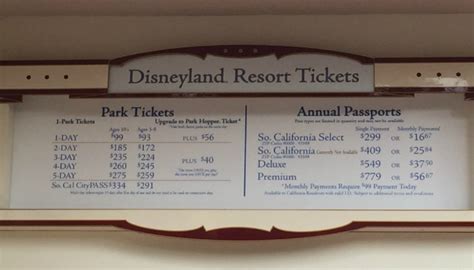 New 2015 Disneyland Ticket Prices And Important