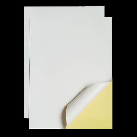 A4 210mm X 297mm Matt White Self Adhesive Easy Peeling Printable