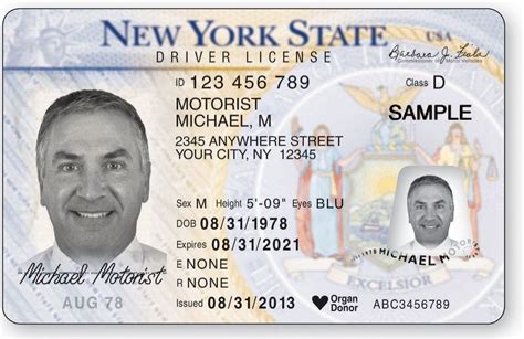 First Look At New Drivers License For New York Stiff Black And White