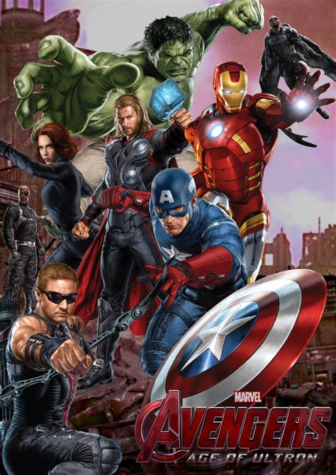 Avengers Age Of Ultron Fan Poster By Brucebtonys On Deviantart