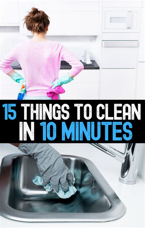 15 Things You Can Clean In 10 Minutes Speed Cleaner Tips Speed