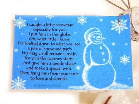 Melted Snowman Christmas Ornament And Poem By Craftydaydreams 1000