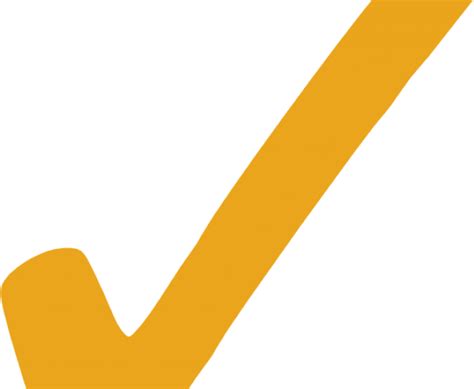 Download Yellow Check Mark Icon Transparent Png Download Seekpng