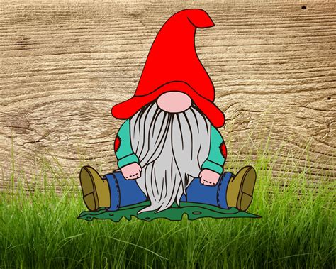 Gnome Clipart Garden Gnome Svg Gnome Shirt Instant Etsy